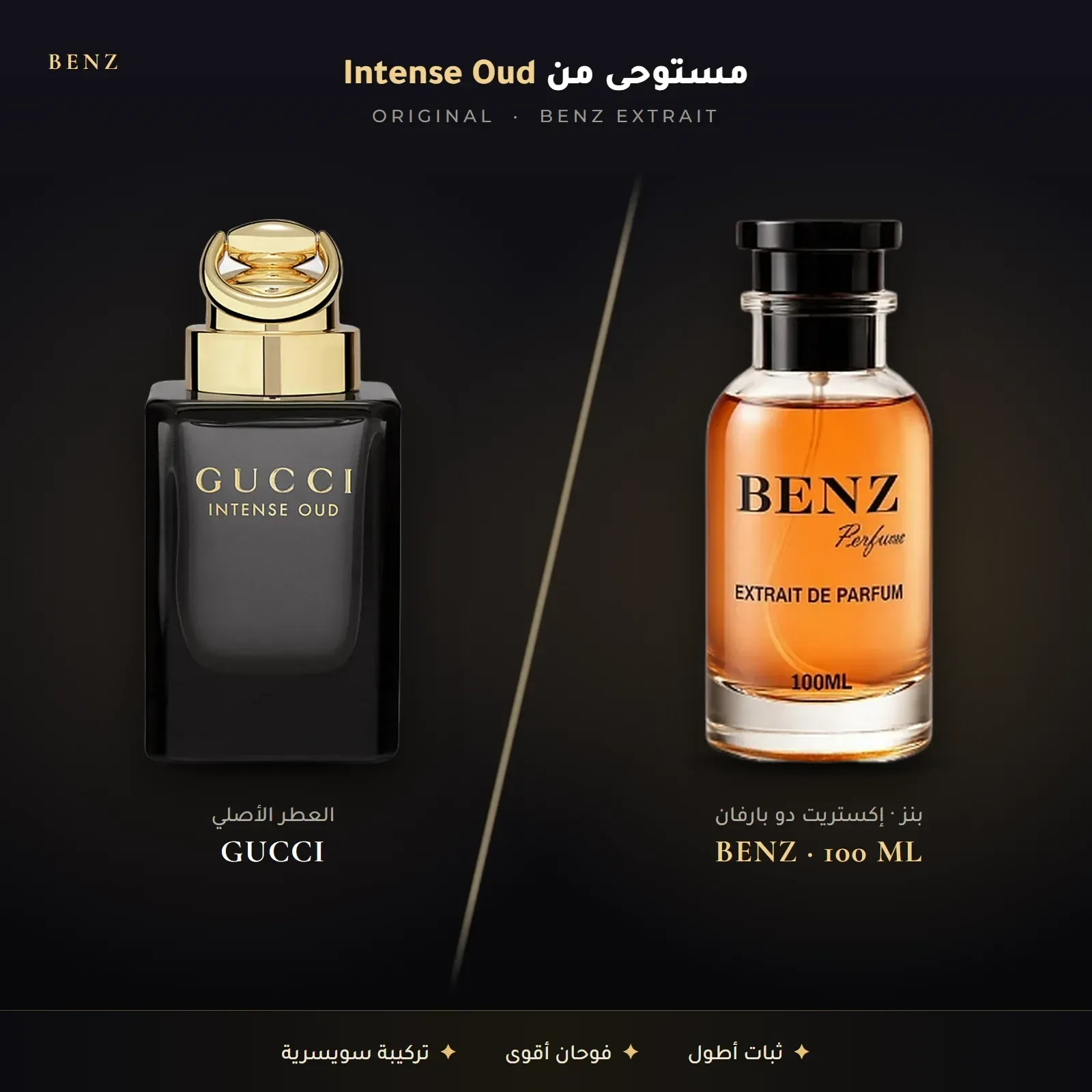 مستوحى من إنتنس عود – غوتشي